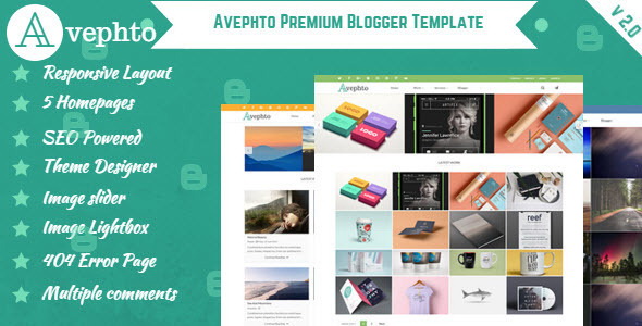 Avephto Blogger Template