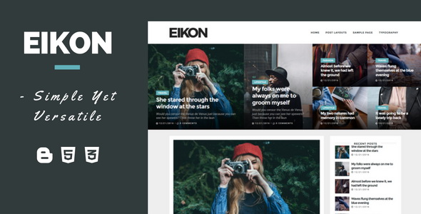 Eikon Blogger Template