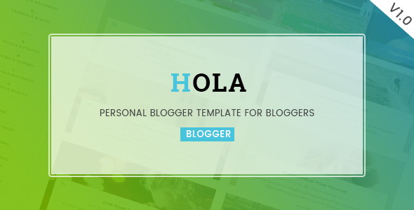 Hola Blogger Template