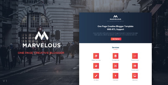 Marvelous Blogger Template