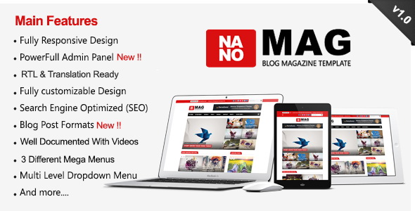 NanoMag Blogger Template