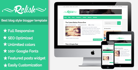 Relish Blogger Template