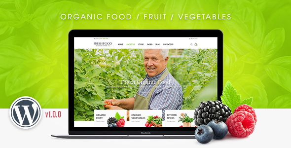 FreshFood - Multi Store Responsive WordPress Theme
