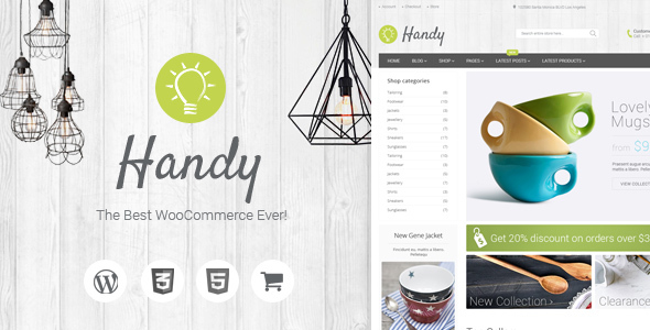 Handy - Handmade Shop WordPress WooCommerce Theme
