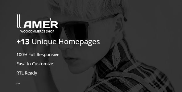 Lamer Fashion - WooCommerce WordPress Theme
