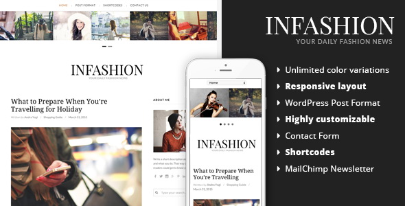 inFashion - Fashion Blog WordPress Theme