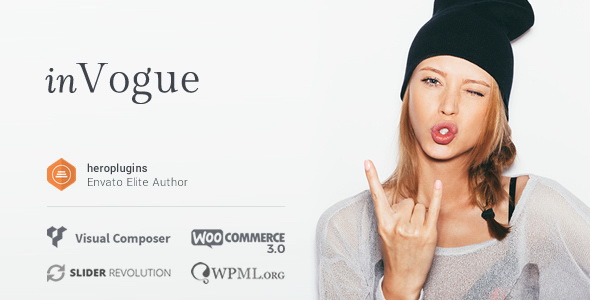 inVogue - WordPress Fashion Shopping Theme
