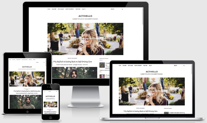 Responsive Design - Activello Blogger Template