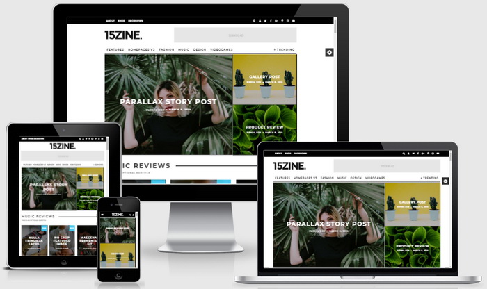 15Zine WordPress Theme