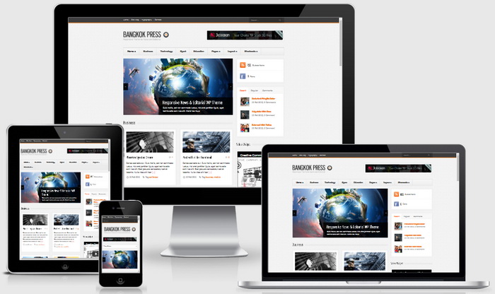 Bangkok Press WordPress Theme