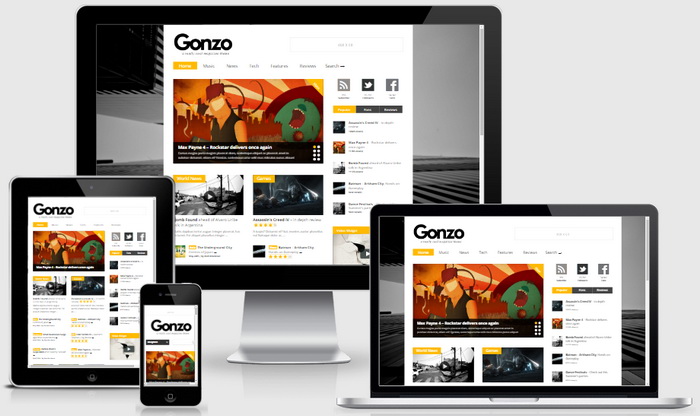 Gonzo WordPress Theme