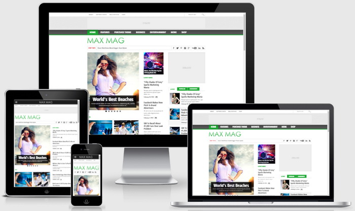 Max Mag WordPress Theme