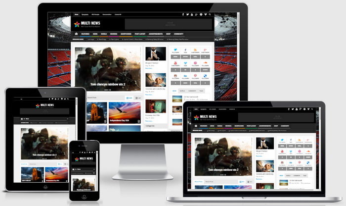 Multinews WordPress Theme