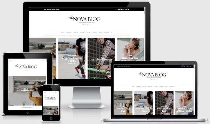NovaBlog WordPress Theme