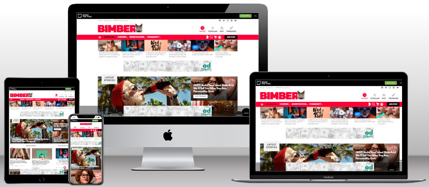 Bimber WordPress Theme