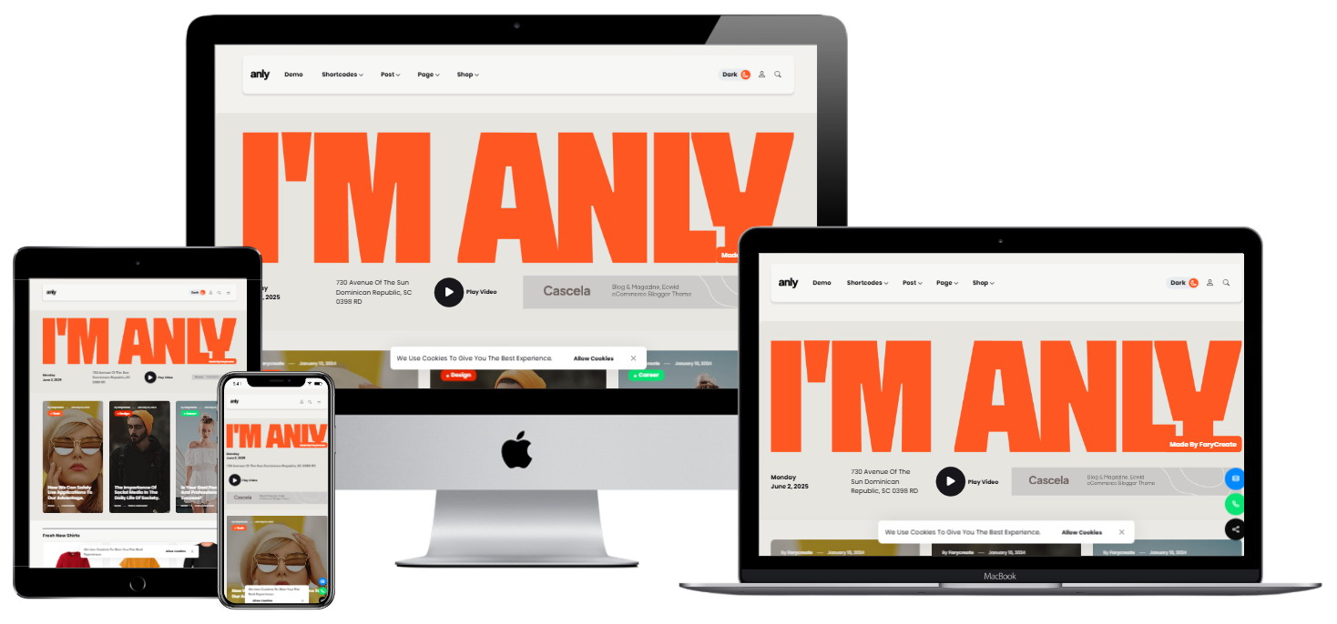 Anly Blogger Template – Clean Magazine Theme for Beginners