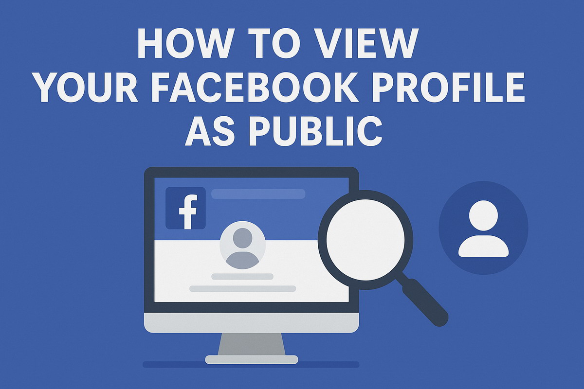 How to View Your Facebook Profile as Public